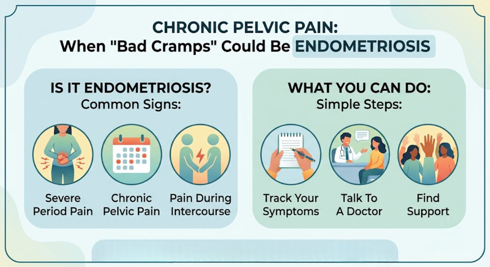 Woman experiencing chronic pelvic pain due to endometriosis consulting Dr. Mukti Harne Paithankar, Gynecologist & IVF Specialist.